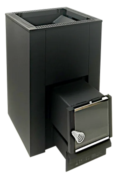 Печь для бани и сауны Harvia 22 SL Black, WK220BSL, чугунная дверца со стеклом