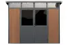 Сарай из древесно-полимерного композита Defender 9x7' ft, 5.95 кв.м.