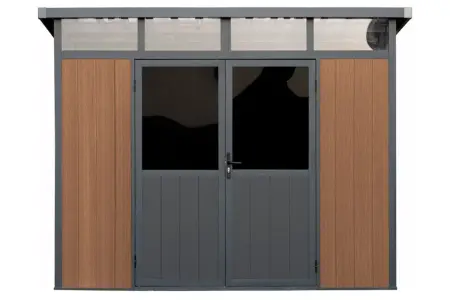 Сарай из древесно-полимерного композита Defender 9x7' ft, 5.95 кв.м.