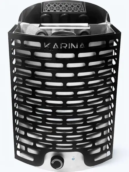 Электрическая печь для бани Karina Optima Steam 3 кВт, со встроенным управлением в интернет-магазине WellMart24.com
