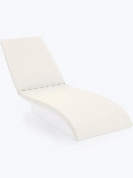 Матрас для шезлонга GS 1009, слоновая кость, 184x59x5 см