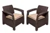 Комплект садовой мебели Tweet Family Set 6, wenge