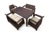 Комплект садовой мебели Tweet Family Set 6, wenge