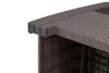 Комплект пластиковой мебели B:Rattan Arizona Max на 5 персон, коричневый - трехместный диван, столик и 2 кресла