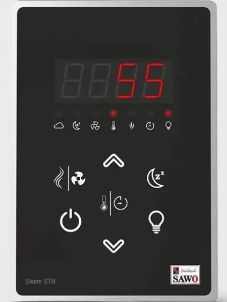 Парогенератор Sawo STE-90-C1/3-V2 для сауны и хамама, 9 кВт с пультом управления