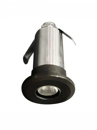 Светодиодный точечный светильник Steam & Water, d=42mm, цвет черный