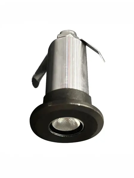 Светодиодный точечный светильник Steam & Water, d=42mm, цвет черный