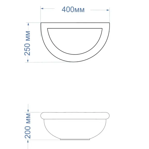 Курна мраморная КМ62 (400х250х200) вес 20 кг