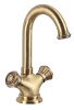 Смеситель для раковины из латуни Royal, цвет бронза, 21981/1