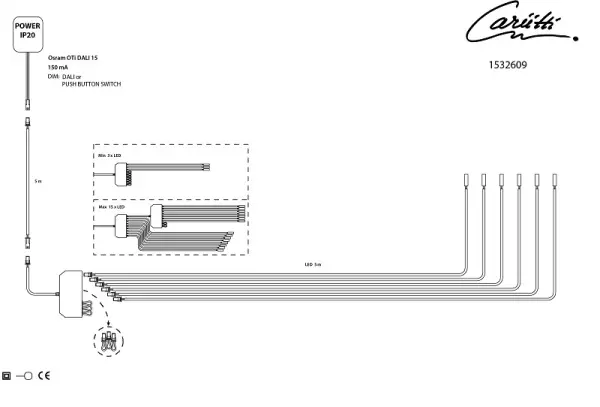 Комплект Cariitti Паровая баня Led 3000 K (6 Led), 1532609