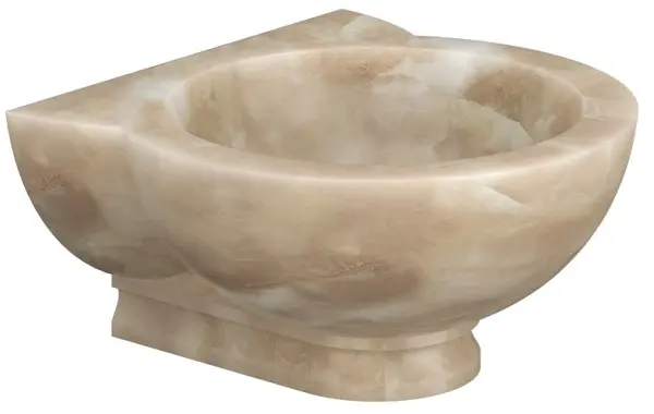 Курна мраморная КМ37 (500х500х250) вес 53 кг