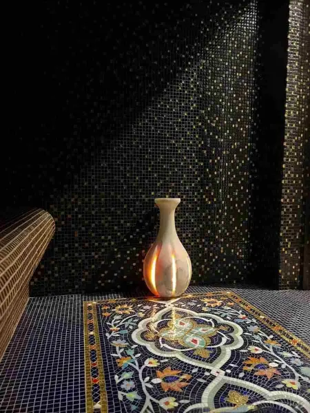 Кувшин для выхода пара с узором МС 07, мраморный 