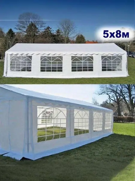 Шатер-павильон AFM-1032W White 5х8