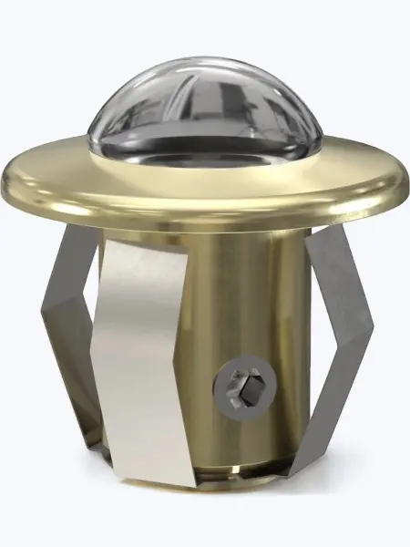 Комплект насадок Cariitti CR-05, золото, 6 штук, прозрачная линза, 1532615