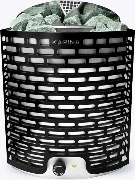 Электрическая печь для бани Karina Optima Steam 6 кВт, со встроенным управлением в интернет-магазине WellMart24.com