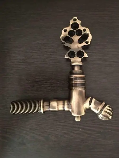 Кран латунный для хамама, цвет бронза, 05А