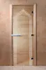 Дверь для сауны DoorWood Арка, 700мм х 1800мм, без порога, прозрачная, коробка ольха