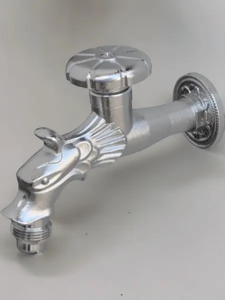 Кран латунный для хамама, цвет хром, 21601