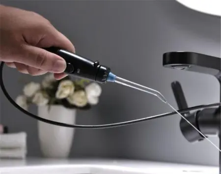 Смеситель для раковины с ирригатором Optimal, цвет черный, 10188В