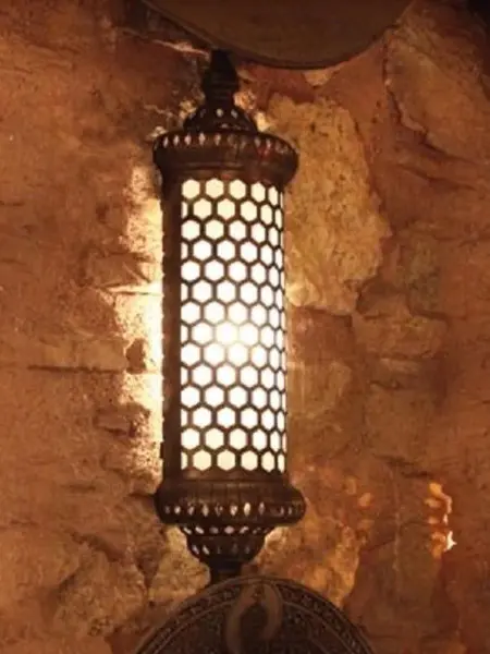 Светильник для хамама W-172M, латунь