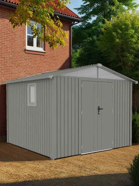 Сарай металлический Black Fox Panorama D, grey