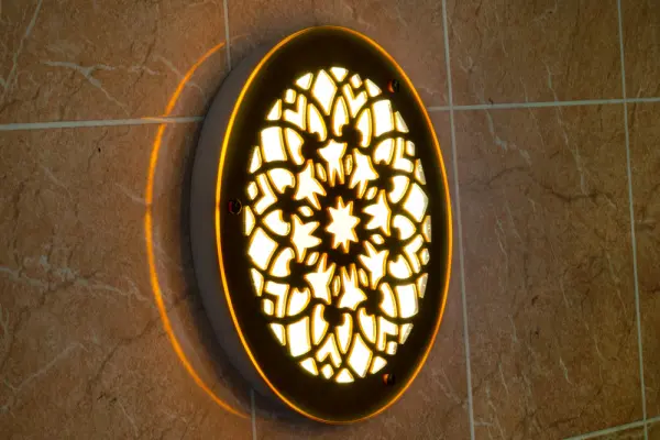 Светодиодный светильник Premier Decor Vostok, IP65, цвет золото, 