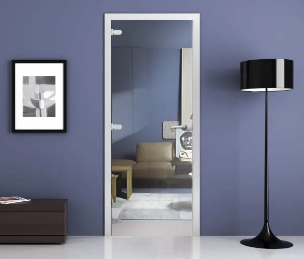 Дверь стеклянная межкомнатная MaybahGlass Classic-3 CC01, 800х2000, прозрачная