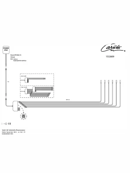 Комплект Cariitti Паровая баня Led 3000 K (6 Led), 1532609