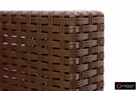 Комплект пластиковой мебели на 2 персоны B:Rattan Nebraska Terrace Set, венге - 2 кресла и кофейный столик