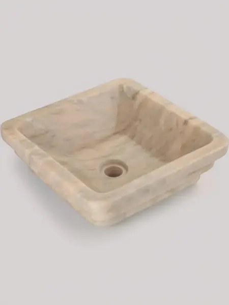 Раковина мраморная РМ15 (400х400х150) вес 24 кг