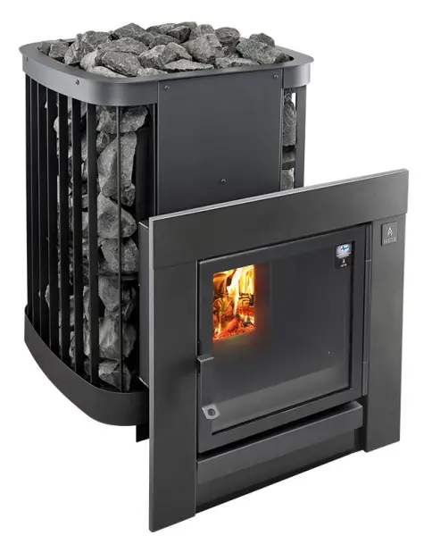 Дровяная печь Kastоr Saga 22 T Black