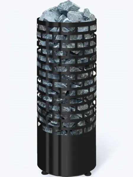 Электрическая печь для бани Karina Нова Nova Black 10 кВт, черная, без пульта в интернет-магазине WellMart24.com