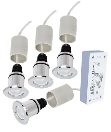 Комплект встроенного светодиодного освещения для хамама WM-4HW, IP68