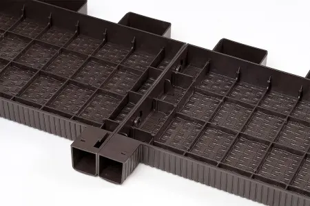 Комплект пластиковой мебели B:Rattan Arizona Max на 5 персон, коричневый - трехместный диван, столик и 2 кресла