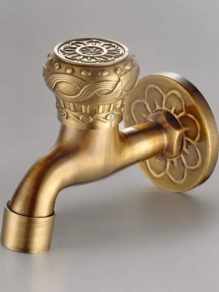 Кран латунный для хамама, цвет бронза, 21982/1