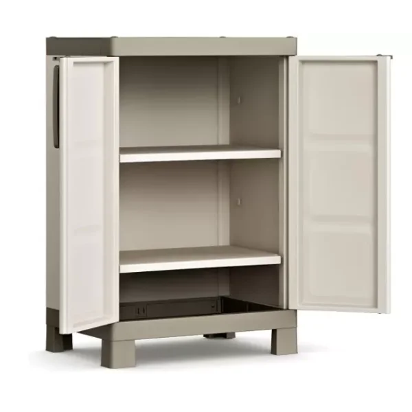 Пластиковый шкаф Armadio Excellence N Basso GT/TF Keter PAL.H.104, beige/taupe, 17206876