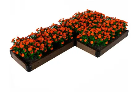 Доска Holzhof для грядок, клумб, цветочниц 2950х150х25мм, коричневый.