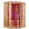 Инфракрасная сауна KOY H03-K61 двухместная с цветотерапией, хемлок