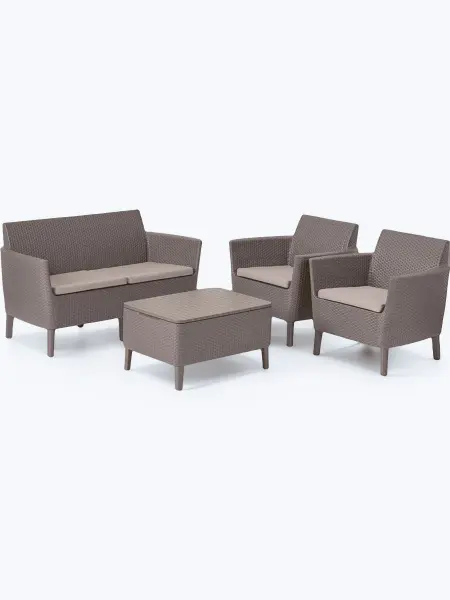 Комплект садовой мебели Keter Salemo set, cappuccino