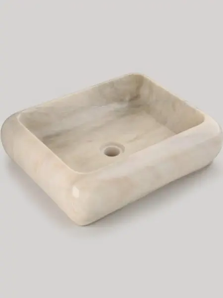 Раковина мраморная РМ12 (500х400х150) вес 46 кг