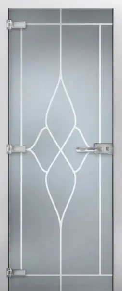 Дверь стеклянная межкомнатная MaybahGlass Classic-1 SCMG20-02, матовая