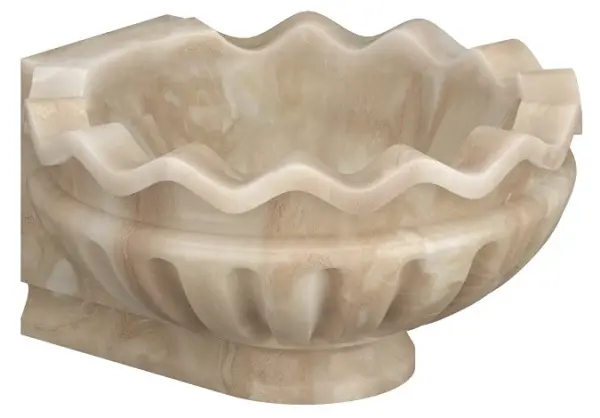 Курна мраморная КМ46 (500х500х250) вес 53 кг