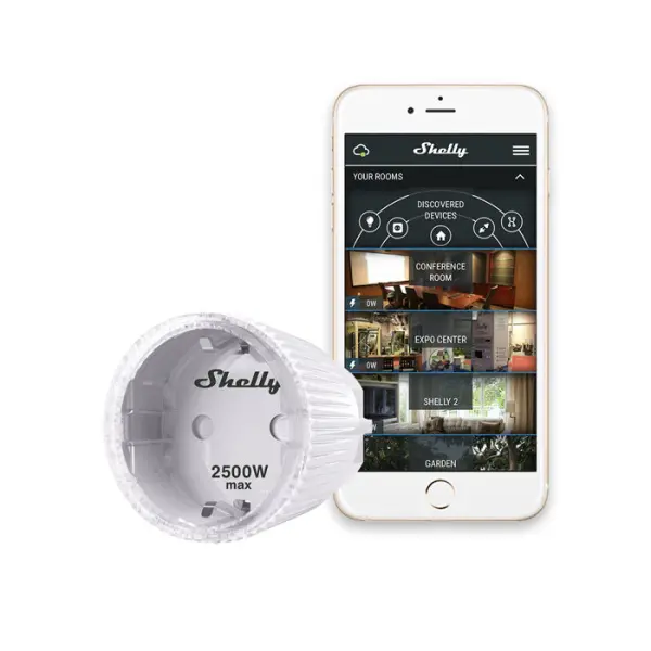 Умная wi-fi розетка Shelly Plug S