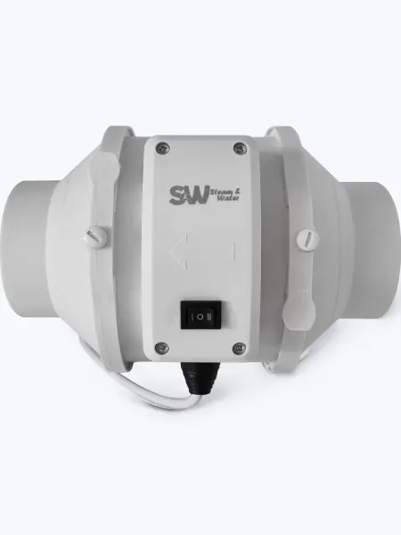 Вентилятор для хамама канальный Steam & Water 100