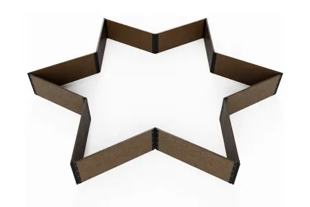 Доска Holzhof для грядок, клумб, цветочниц 2950х150х25мм, коричневый.