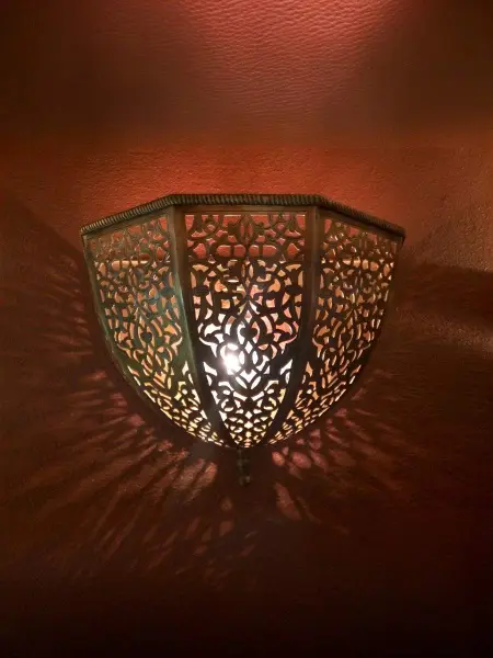 Светильник для хамама MD-52, латунь