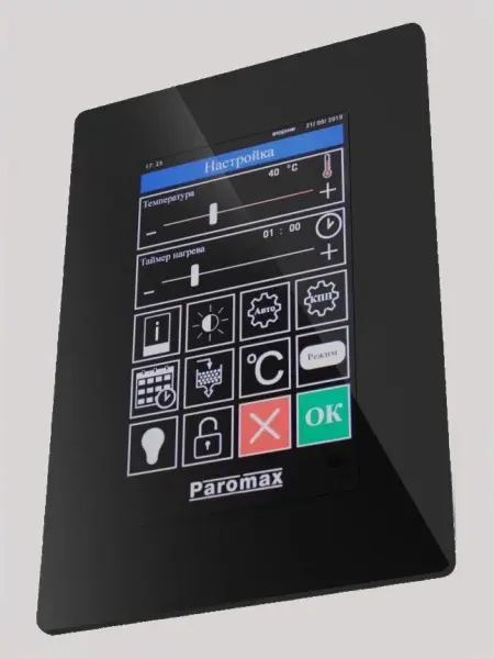 Парогенератор Паромакс 4 кВт NEO MAX STYLE для хамама с пультом управления