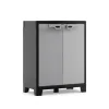 Пластиковый шкаф Armadio Titan Basso BK/GL Keter PAL.H.102, black/grey, 17208099