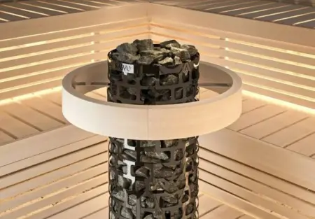 Электрическая печь Sawo Aries Round ARI3-60Ni2-BL-P-C, Black, без пульта в интернет-магазине WellMart24.com