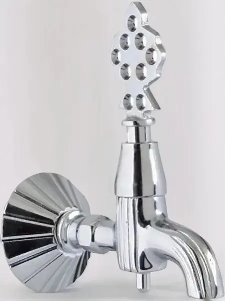 Кран латунный для хамама, цвет хром, 132